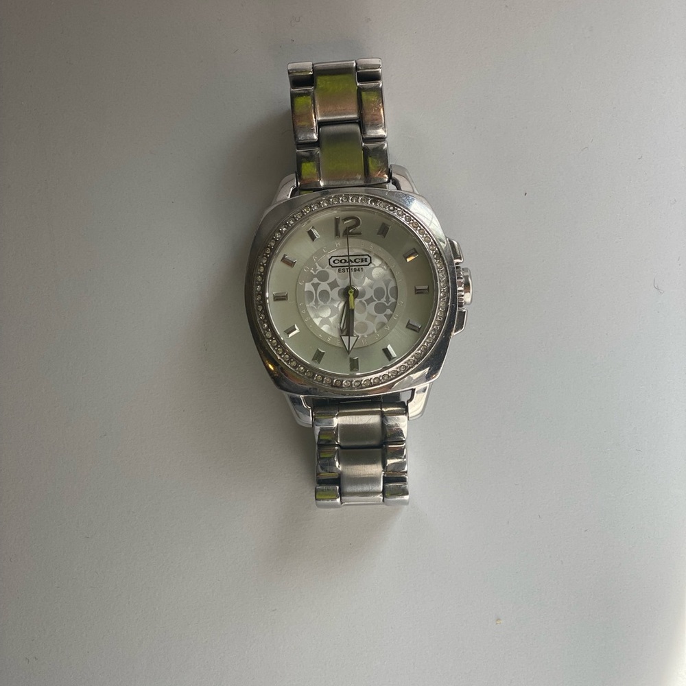 coach watch, no box, extra links